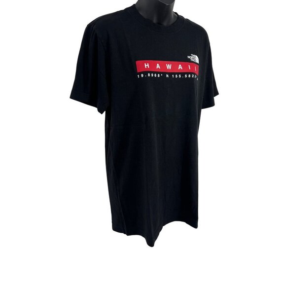 The North Face Black Hawaii Graphic Tee Shirt Mens Crew Neck Size Medium M EUC - Picture 4 of 7